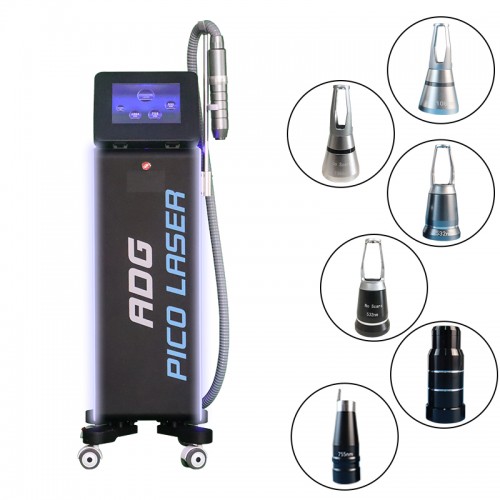  Picosecond laser Nd Yag Pico Laser Tattoo Removal Machine 755nm 532nm 1320nm Pico Q-switched Nd Yag Laser 