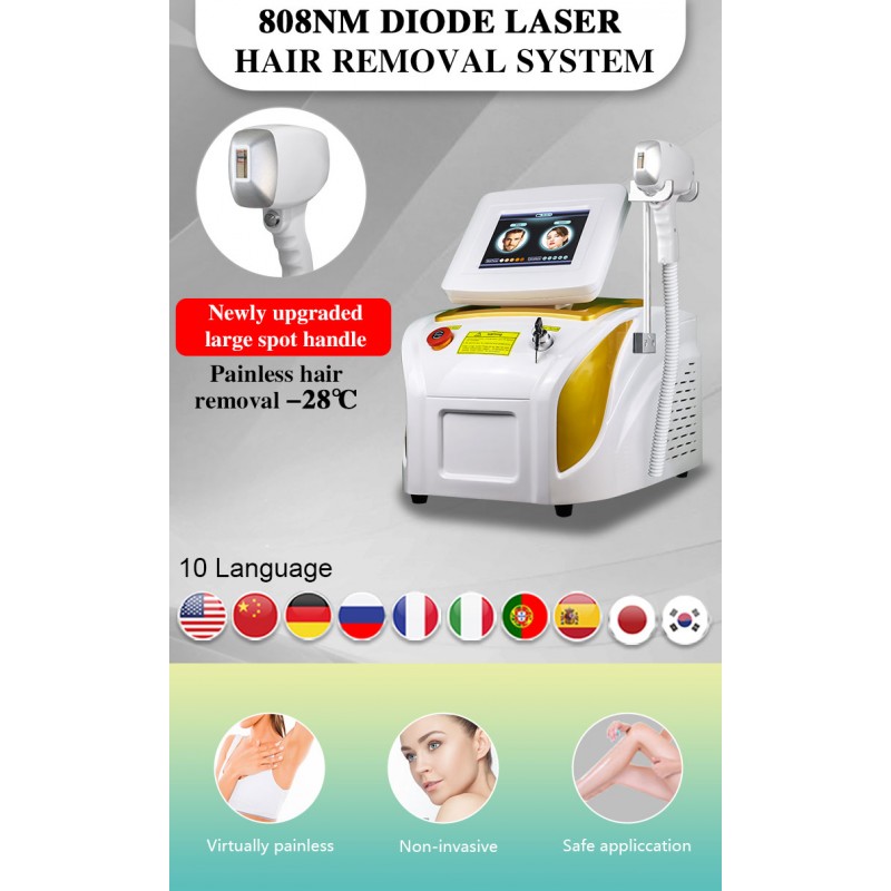 Newest Diode Hair 755 808 1064 Nd Yag Carbon Laser Tattoo Removal Skin Rejuvenation Salon Beauty Equipment 