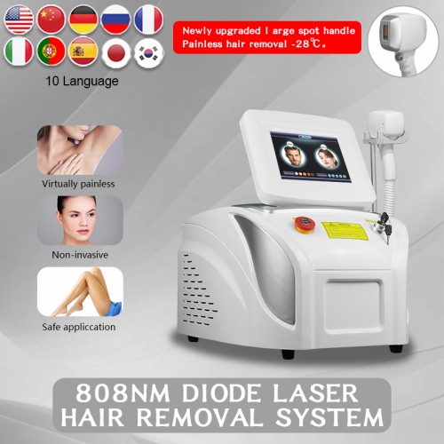 755 808 1064nm Laser Diode Hair Remove Hair Removal Beauty Machine 