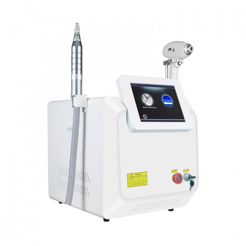 ND-yag tattoo removal 2 in 1 1064 nm picosecond q switch nd yag carbon facial laser 808 diode hair removal machine