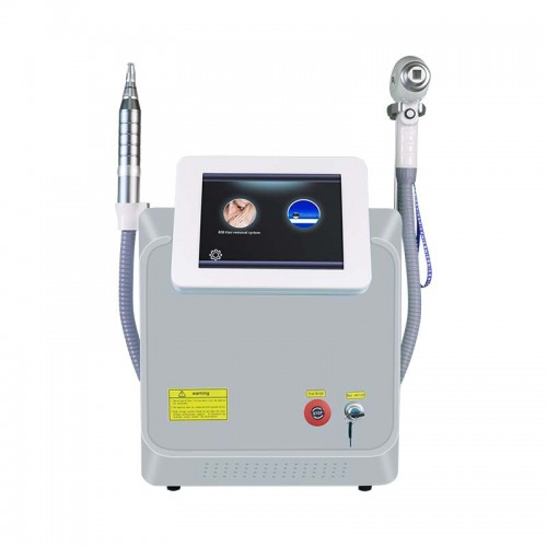 2in1 Nd Yag Laser 808nm Hair Removal Machine Pico Second Laser Tattoo Removal Machine 