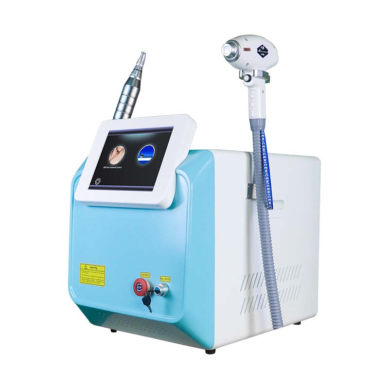 Triple Waves 800W-1600W ICE Titanium 808 Diode Laser Hair Removal 2 IN 1 Pico Nd Yag Laser Tattoo Removal Depilation Machine 