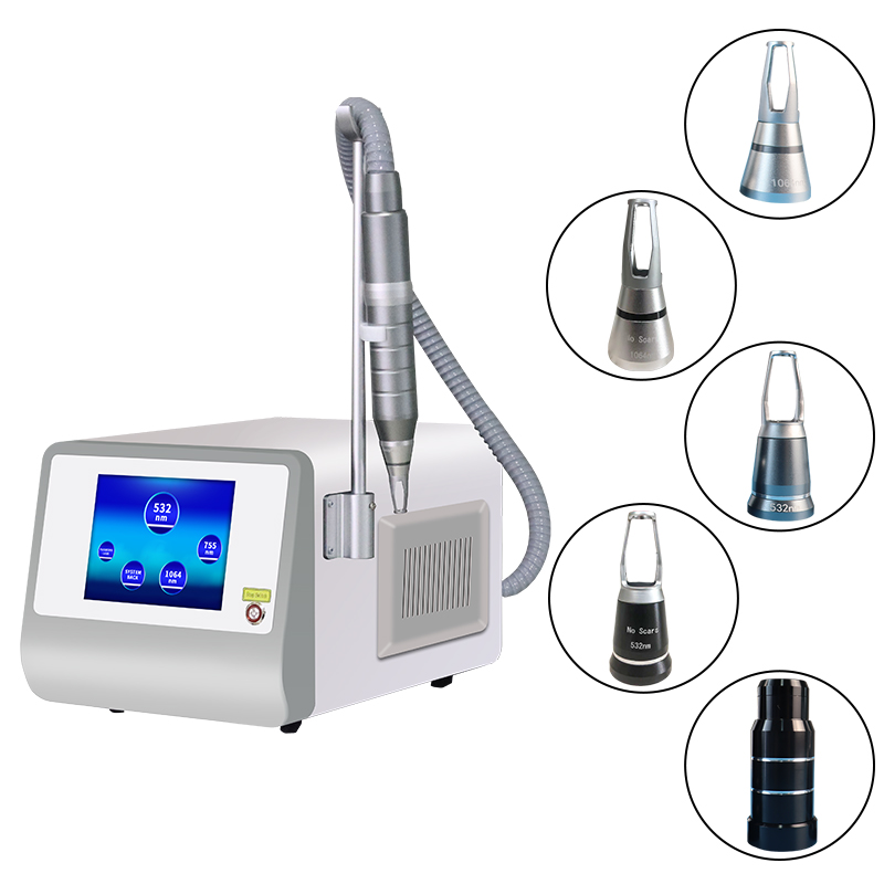 Portable Pico Laser Skin Carbon Peeling Tattoo Removal Nd Yag q Switched Picosecond Laser Pico Laser Machine 