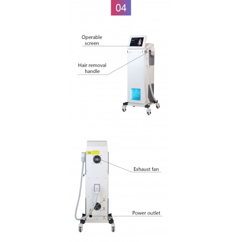 755 808 1064nm diode laser/ laser diodo 808/  808nm diode laser hair removal machine price for sale