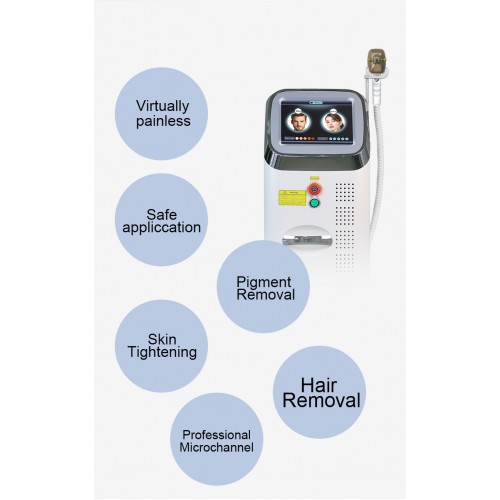 2 Years Warranty 3000w High Power 808nm Fiber Coupled Diode Laser Hair Removal Epilator Hair Removal Machine