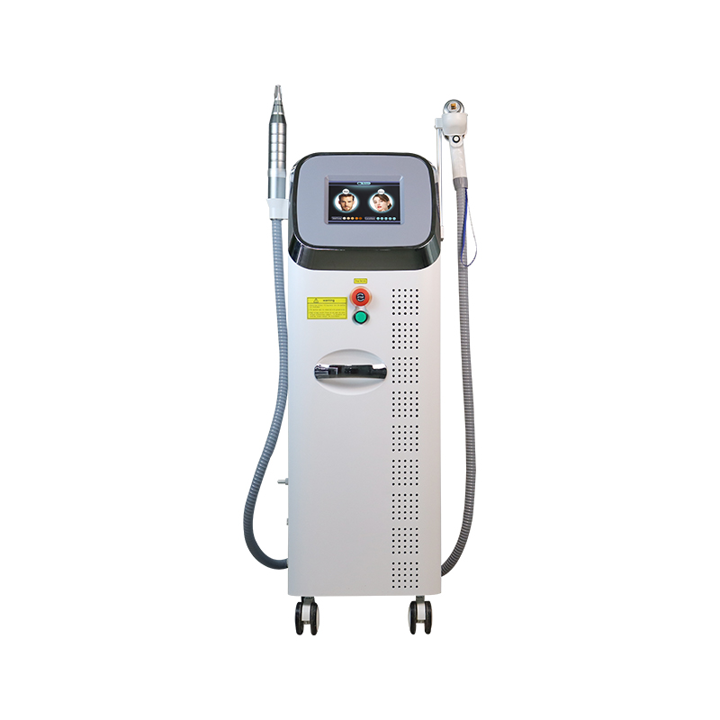 2 In 1 Diode Laser 755 808 1064 nm And Picosecond Laser Hair Removal And Tattoo Machine