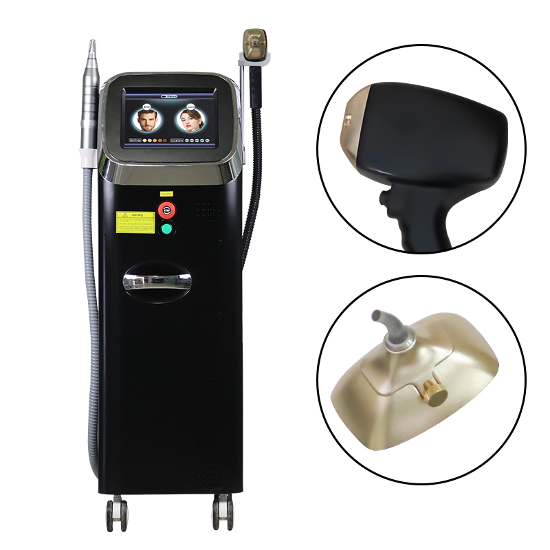 Newest Picosecond 2 in 1 Permanent Hair Removal 755nm 808nm 1064nm lazerepilasyon Tattoo Remaval Machine 