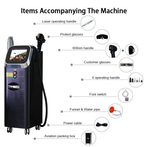 2 in 1 picosecond laser nd yag tattoo removal machine l hair removal professional 808nm diode laser hair removal machine price