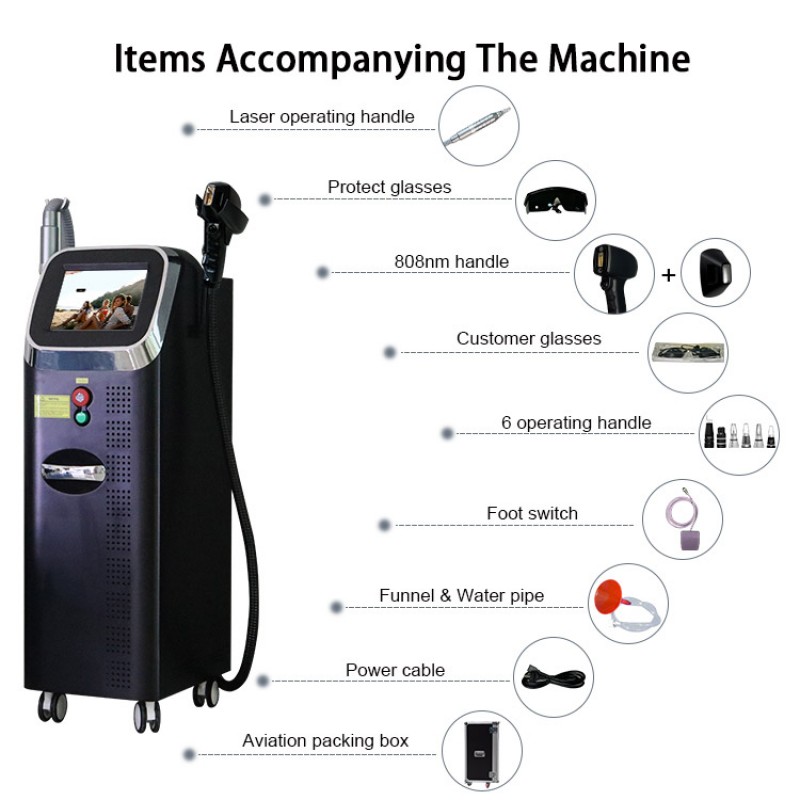 2 in 1 picosecond laser nd yag tattoo removal machine l hair removal professional 808nm diode laser hair removal machine price 