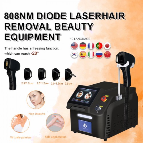 Diode Laser 3000W NEWEST Beauty Hair Removal Machine With 3 Wavelength 755/808/1064nm High Power 