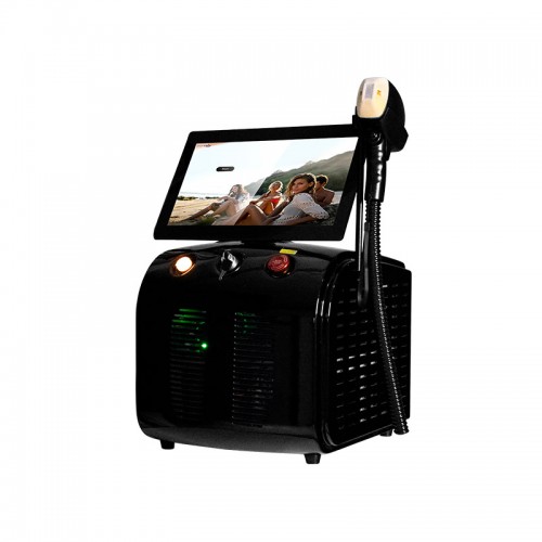 Popular Salon Use Portable Diode Laser Hair Removal  3 Wavelength Titanium 755/1064/808nm Hair Removal Machine