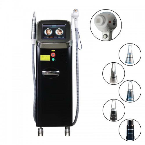 New  q Switch Nd Yag Pico Laser Hair Removal Machine 808 Picosecond 2 In 1 Long Pulse Tattoo Removal Machine