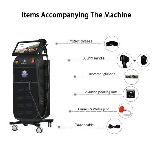 Laser Best professional 3000W diode laser hair removal 755nm 808nm 1064nm diode laser hair removal machine price