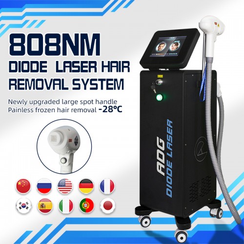 Professional Sopt Size Exchangeable Laser Diode 808nm / 755 808 1064nm Diode Laser Hair Removal Machine