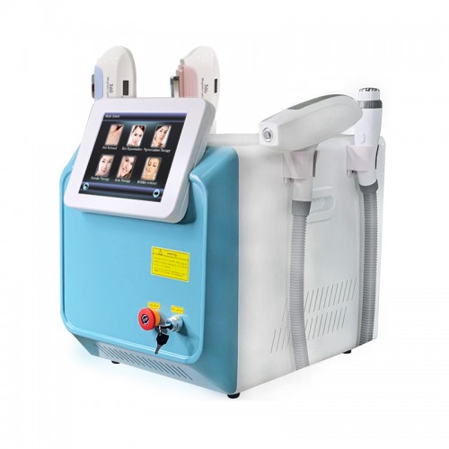 Laser picosecond q switched nd yag opt rf pico laser cleaning 4 in 1 multifunctional beauty machine