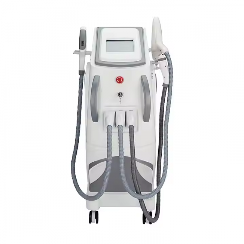 3 in 1 OPT+Nd Yag Laser+RF Beauty Machine Multifunctional E-light IPL Laser Machine for Hair Removal Tattoo Removal 