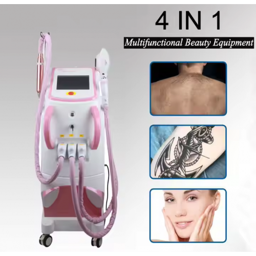 Multifunctional 4in1 laser diode hair removal machine ipl yag price laser beauty equipment 