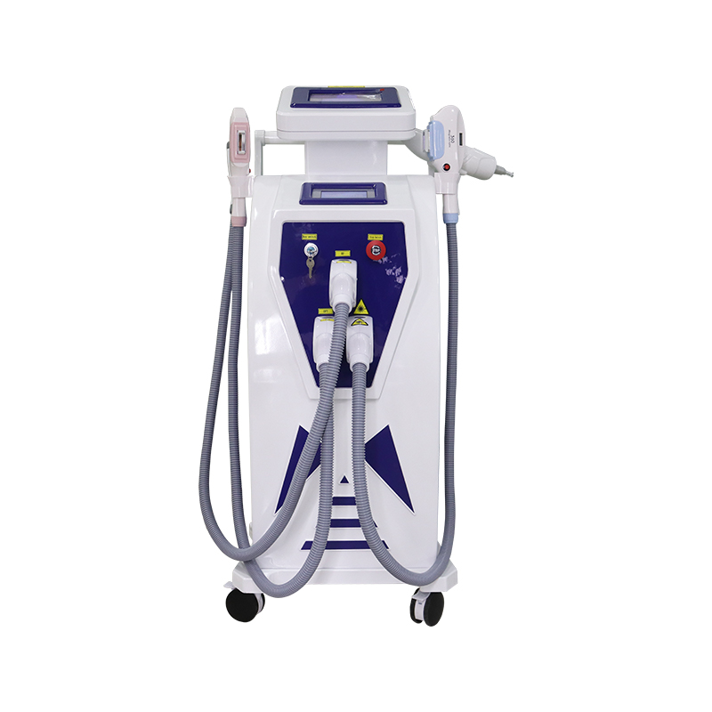 4 in 1 Vertical Professional IPL Machine Laser Magneto OPT Spot Size IPL YAG Laser Hair Removal Machine 