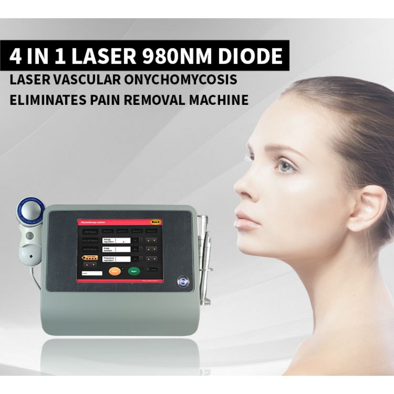 980nm Laser Treatment Spider Vein Removal 980nm Diode Laser / 980nm Laser Joint Pain Treatment Machine 