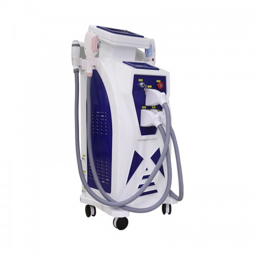 4 in 1 Vertical Professional IPL Machine Laser Magneto OPT Spot Size IPL YAG Laser Hair Removal Machine