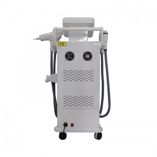 4 in 1 Vertical Professional IPL Machine Laser Magneto OPT Spot Size IPL YAG Laser Hair Removal Machine