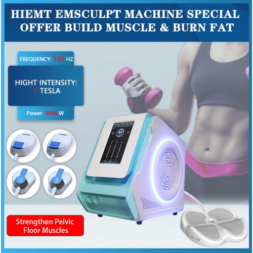  Latest Professional 4 Handle Ems slim neo rf muscle sculpting machine muscle stimulator body slim for beauty equipment 