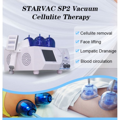 Starvac sp2 suction cupping roller massage vacuum cellulite anti cellulite vacuum therapy machine for salon use 