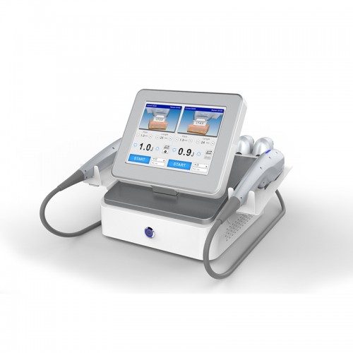 Portable two handles hifu 7d facial and body slimming daul-control hif 7d machine face lifting