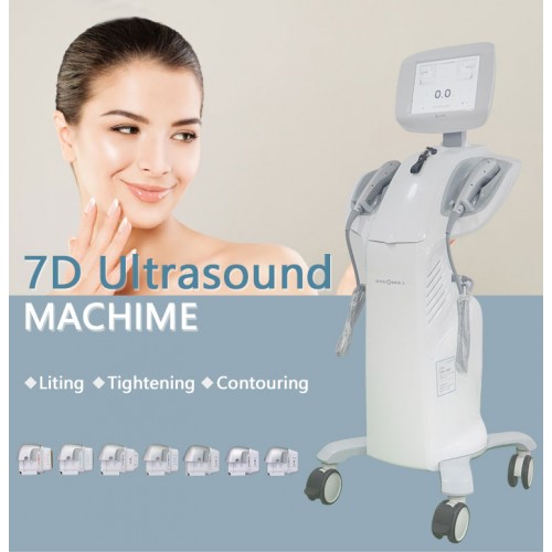 7D HIFU Face Tightening Body Lifting High Intensity Focused Ultrasound Machine Cartridges Equipment Anti-Aging Promote Collagen 