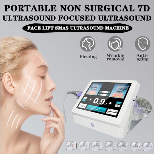  Focused Ultrasound System Hifu 7d Facial And Body Mini Hifu Machine 7d Hifu Slimming Wrinkle 