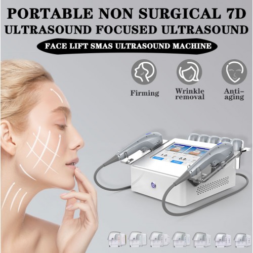 Hot Promotion Dual-system 7D Ultramax hif machines hif 7 D face and body machine 