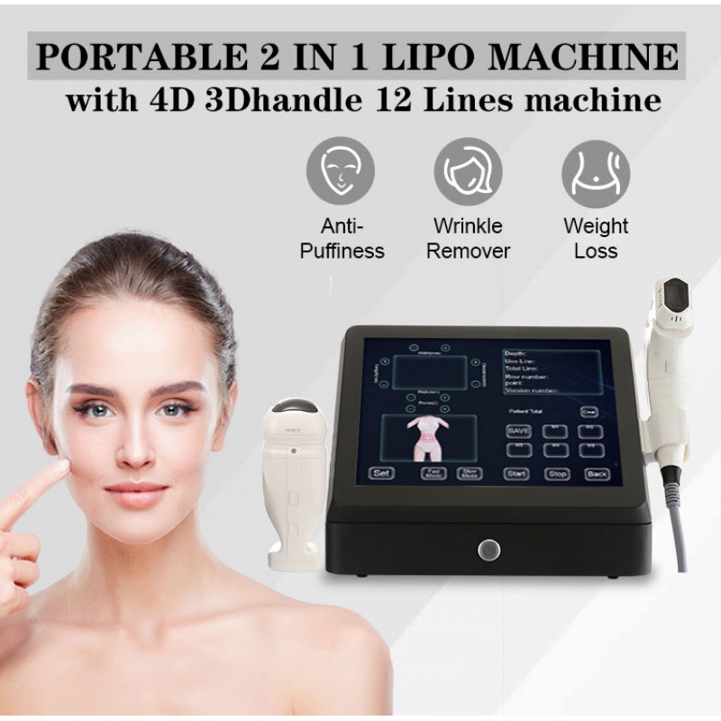 HIFU Portable Weight Loss HIFU Korea Machine Lipo Anti-wrinkle Machine Body Slimming Machine Liposonic 