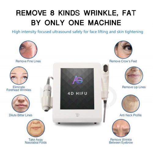 Facial Device Vmax Skin Tightening Hifu 4D Face Lifting Therapy Machine