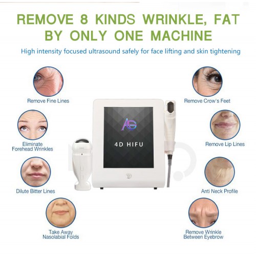 Popular Liposonic Hifu 2-in-14D Facial +Body Slimming Beauty Machine For Anti-age Remove Wrinkle and Weight Loss