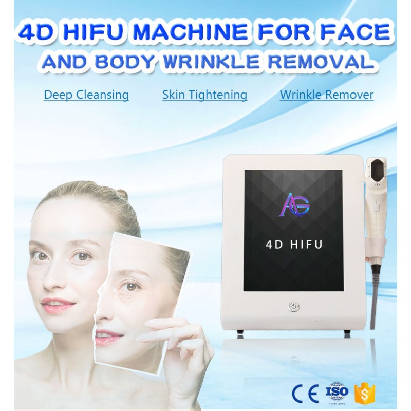 Newest Korea 12 Lines Machine Face Body 4d Hifu Anti wrinkle machine 