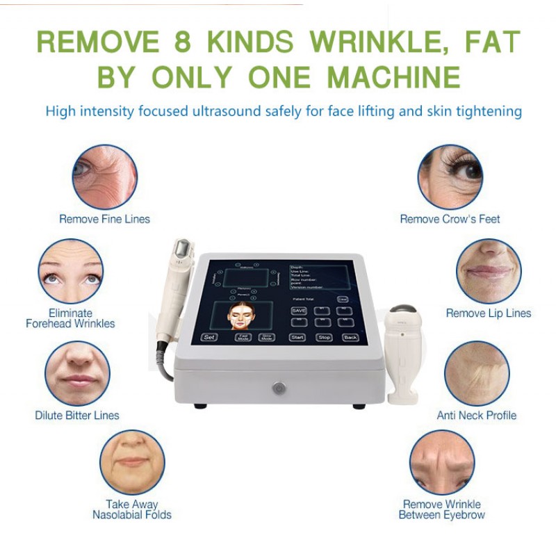 Hot Beauty Machine Liposonic Hifu 4d 7d 9d Skin Tightening Hifu Machine Hifu Cartridge Face Wrinkle Remover 