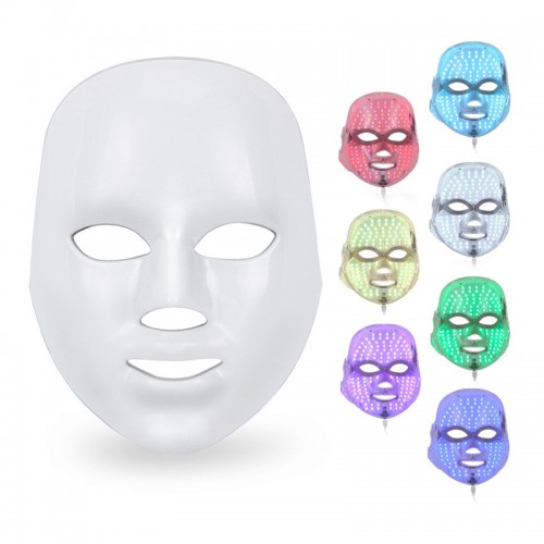 Factory Wholesale Home Use 7 Color Led Photon Light Therapy Machines Facial Beauty Mask for Facial Skin Care 