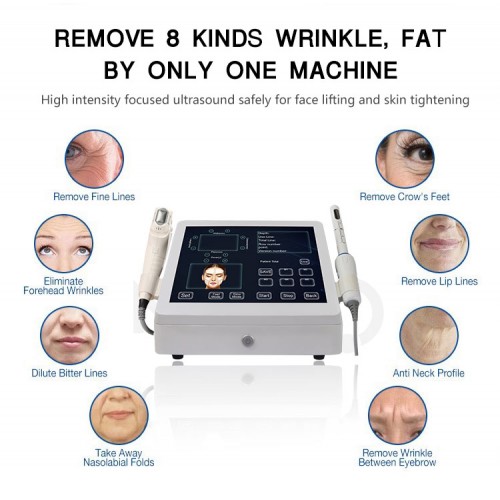 2 in 1 Professional HIFU Body Slimming Machine with 4D HIFU Winkle Removal System and Vaginal Tightening Feature