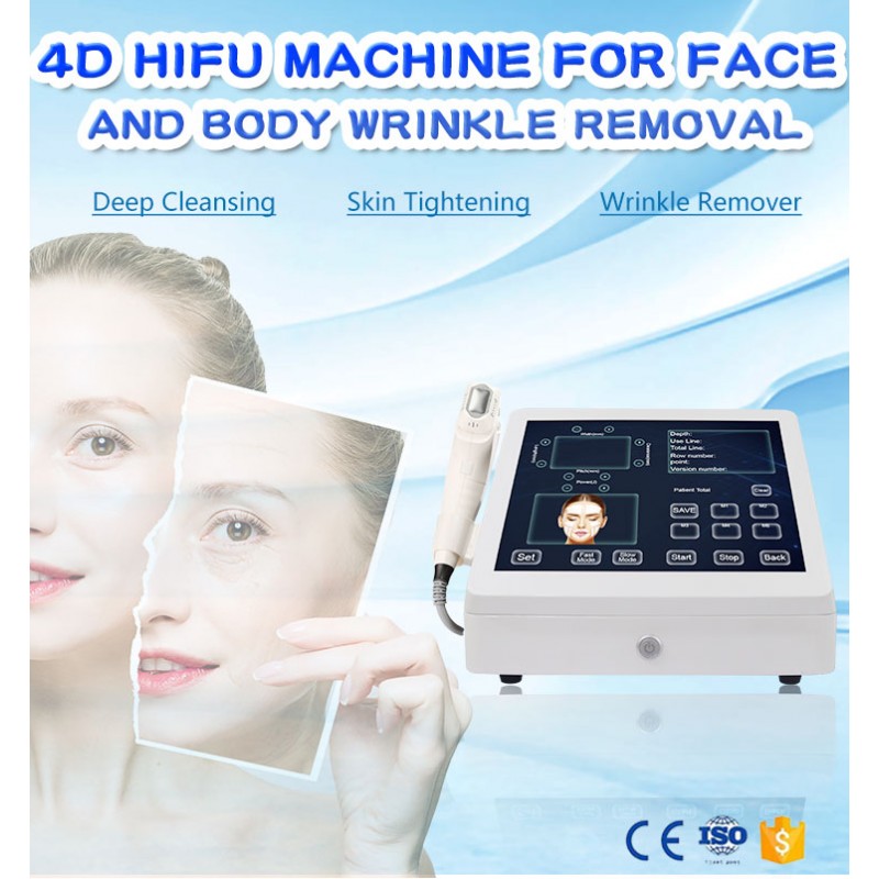 Professional HIFU Machine Face Lifting High Intensity Focused Ultrasound Beauty Skin Rejuvenation Wrinkle Remover 