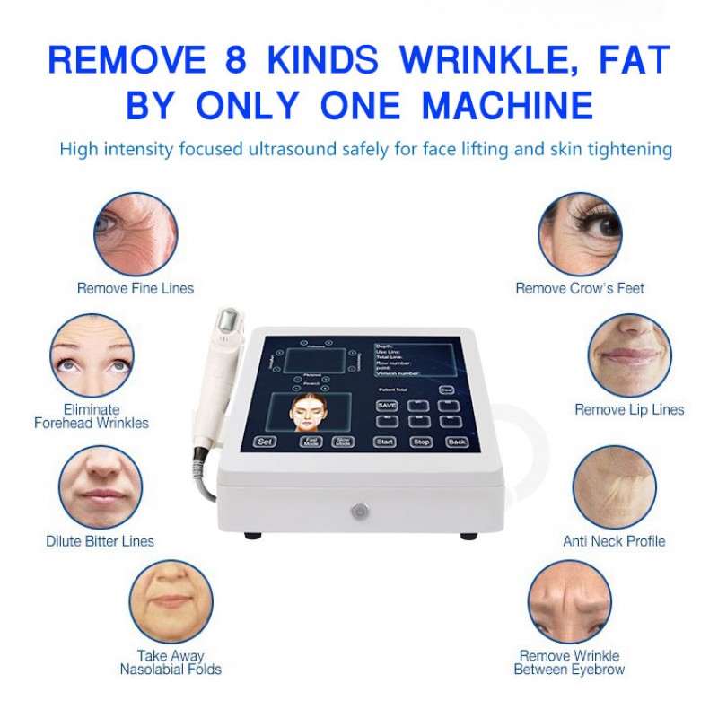 Professional HIFU Machine Face Lifting High Intensity Focused Ultrasound Beauty Skin Rejuvenation Wrinkle Remover 