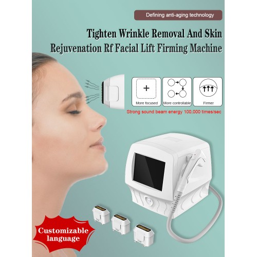 portable high intensity focused ultrasound fave sofcool flexible ultrasonic hifu rf face lifting firming device 