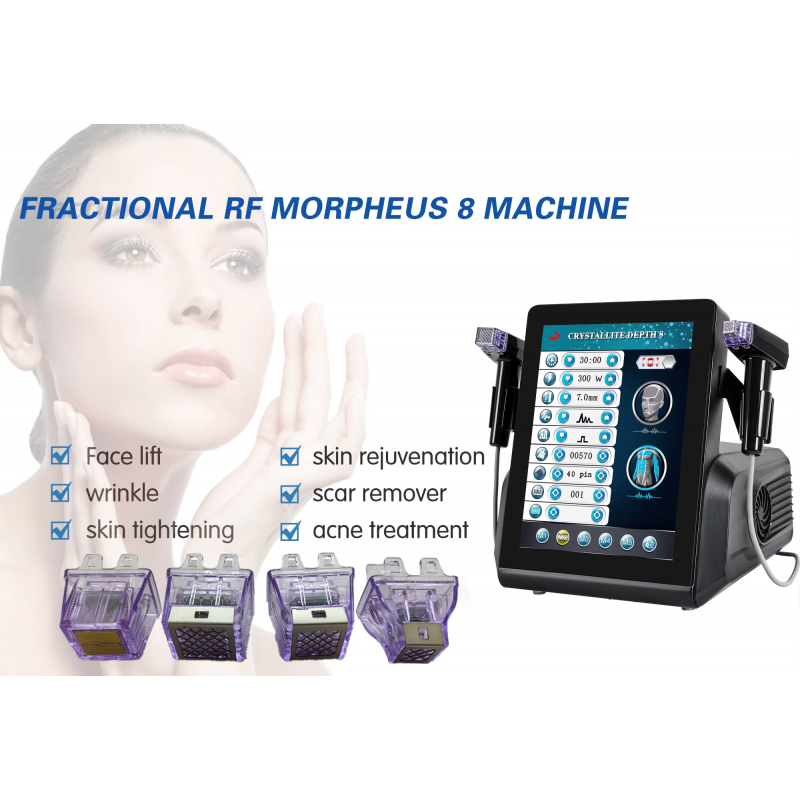 Ce approved morpheus 8 fractional rf micro needling skin tightening inmode morpheus 8 for face and body 