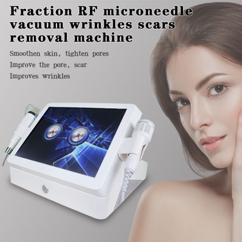 Portable gold fractional rf microneedle professional microneedle fractional rf wrinkle removal face lifting beauty equipment 