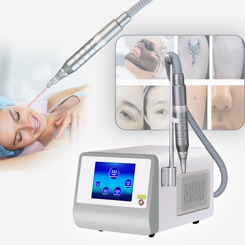 Portable Pico Laser Skin Carbon Peeling Tattoo Removal Nd Yag q Switched Picosecond Laser Pico Laser Machine  